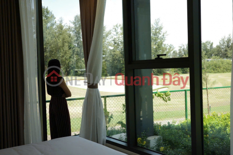 Apartment for sale 88m2 3 bedrooms, both sea view and golf course view right in Da Nang city, bargain price _0