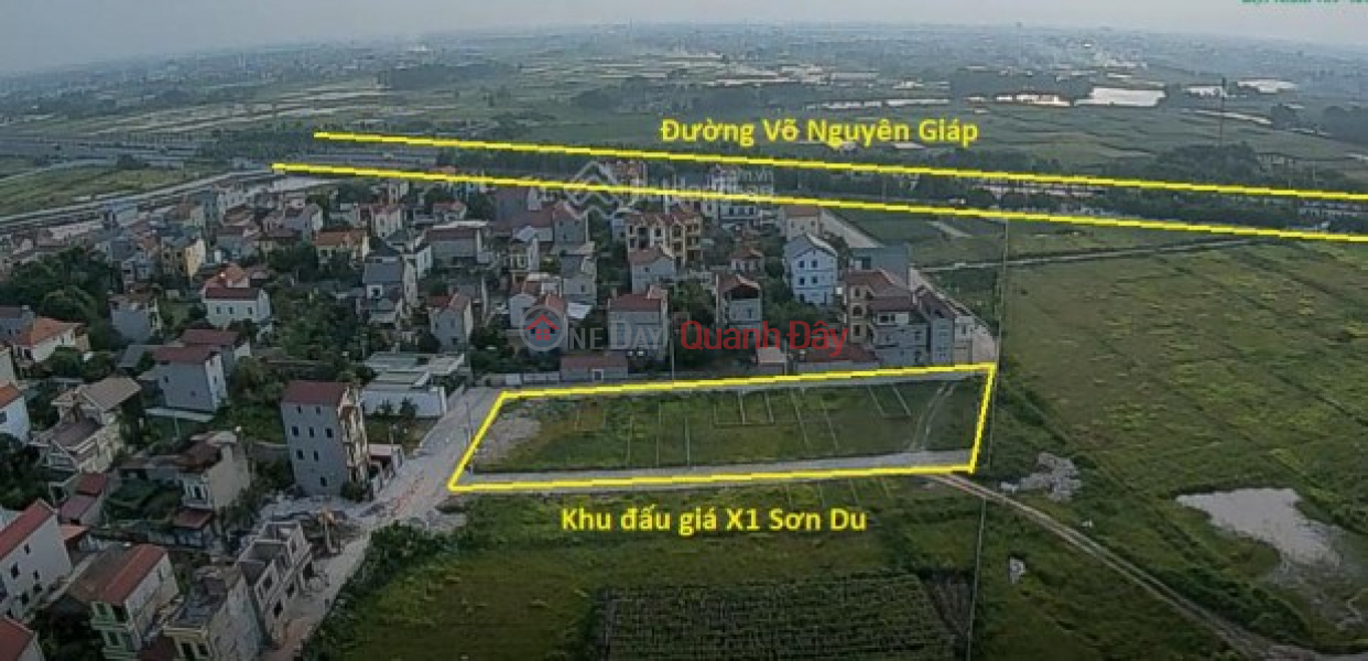 Property Search Vietnam | OneDay | Nhà ở Niêm yết bán BÁN ĐẤT ĐẤU GIÁ X1 SƠN DU, NGUYÊN KHÊ, ĐÔNG ANH - HÀNG LOẠI 1 - GIÁ ĐẦU TƯ 6XTR/M
