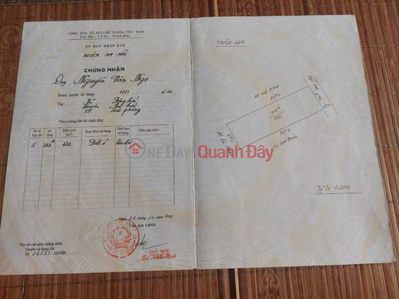 Property Search Vietnam | OneDay | Nhà ở, Niêm yết bán, NHÀ ĐẸP GIÁ TỐT Mặt Tiền Bùi Thị Từ Nhiên, Phường Đông Hải 1, Hải An, Hải Phòng