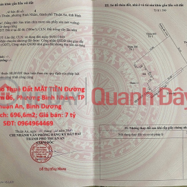 Land for Sale and Rent on the FRONTAGE of Binh Nham 06 Street, Binh Nham Ward, Thuan An City, Binh Duong _0