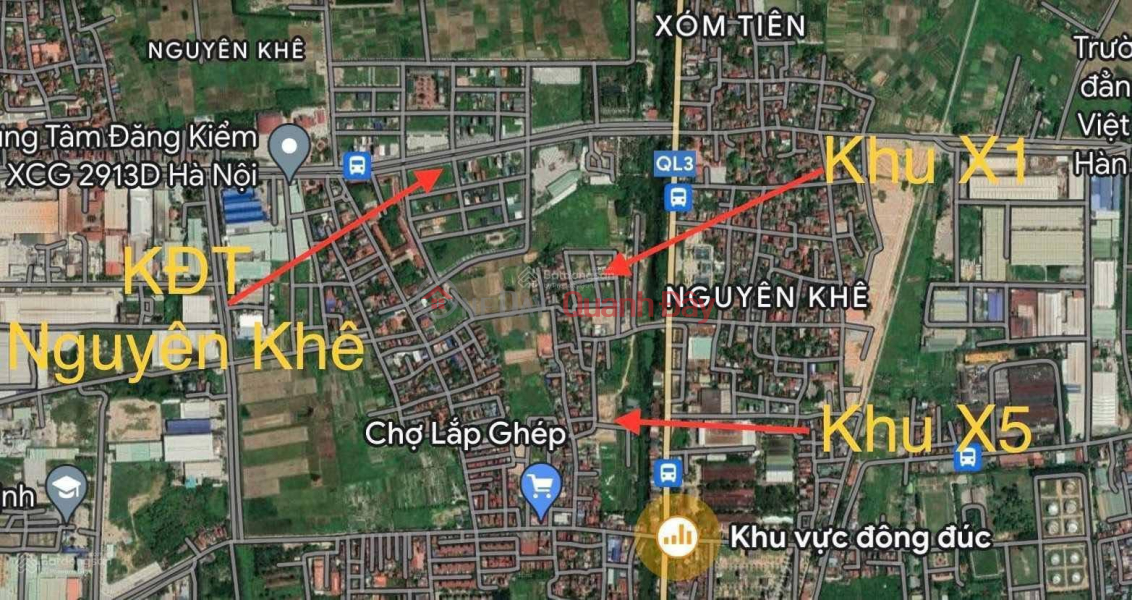 Property Search Vietnam | OneDay | Nhà ở | Niêm yết bán Bán Lô Đất Đấu Giá 88m² Tại X5 Nguyên Khê, Đông Anh giá siêu hấp dẫn
