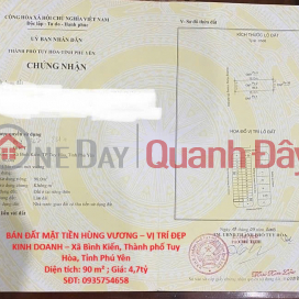 LAND FOR SALE ON HUNG VUONG STREET FRONTAGE – PRIME LOCATION FOR BUSINESS – Binh Kien Commune, Tuy Hoa City, Phu Yen Province _0