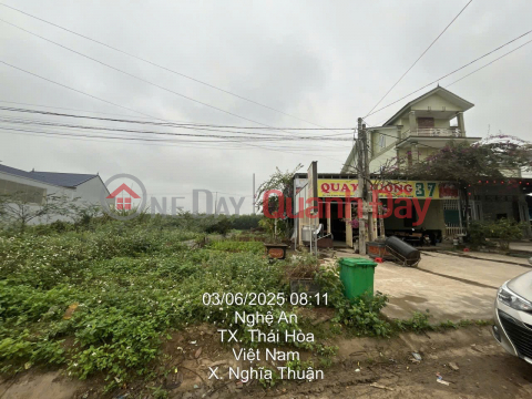 Chính Chủ Cần Bán Nhanh Lô Đất Mặt Đường Cổng Phụ Chợ Mới Nghĩa Thuận xã Đông Hiếu, Nghệ an _0