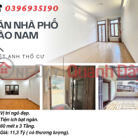 House for sale in Hao Nam Dong Da, Prime Location, Solid Frame, 60mx3T, Price: 11.3 Billion, Contact: 0396935190. _0