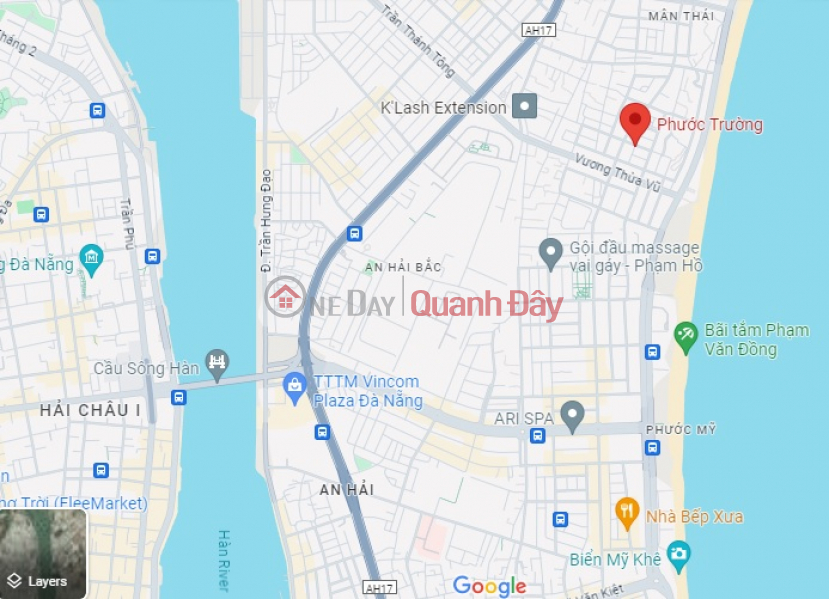 Property Search Vietnam | OneDay | Residential, Sales Listings | ► Phuoc Truong Frontage, Walking Distance to Phuoc My Beach, 80m2, 3 floors, 5.x billion