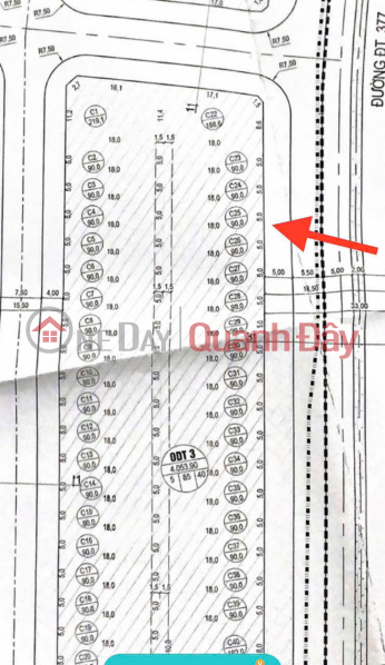 Owner sells auction lot Cong Luan main axis, area 90m, frontage 5m, investment price, Vietnam | Sales, đ 7.38 Billion