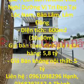 URGENT! For Sale Villa Resort Nice Location In Loc Nam, Bao Lam, Lam Dong _0