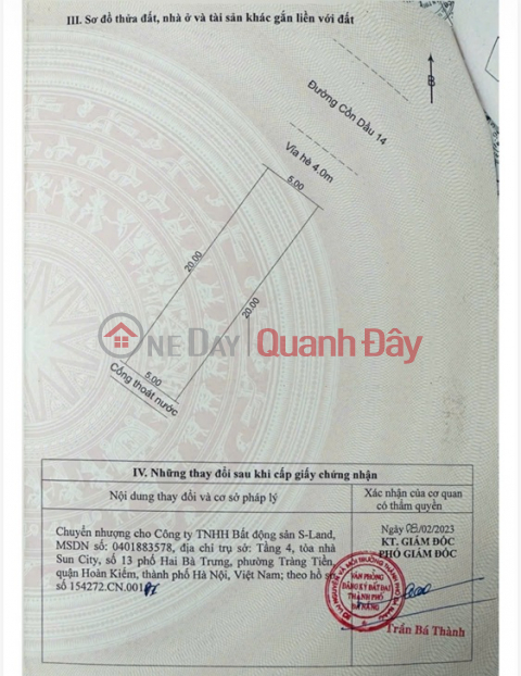 ĐẤT ĐẸP – GIÁ TỐT – CHÍNH CHỦ CẦN BÁN LÔ ĐẤT Đường Cồn Dầu 14, Phường Hòa Xuân, Q. Cẩm Lệ, Đà Nẵng. _0