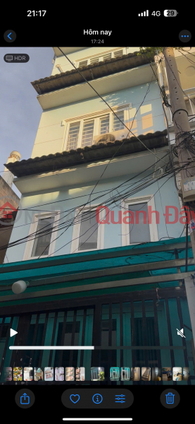 HOUSE FOR SALE, 39.9M2, 5 FLOORS, 4 BEDROOMS, TITLE DEED AVAILABLE, ALLEY 146 VU TUNG STREET, BINH THANH DISTRICT, ADJACENT TO DISTRICT 1 Sales Listings