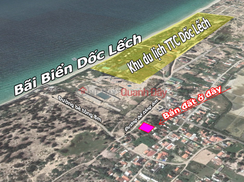 Land for sale in Ninh Hai, Ninh Hoa near Doc Let beach, price 12 million\\/m2 Sales Listings