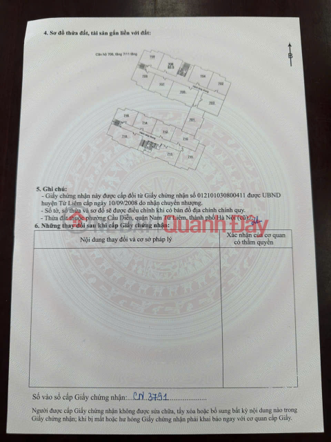 OWNER NEEDS TO SELL APARTMENT IN AN LAC - MY DINH - Cau Dien Ward, Nam Tu Liem District, Hanoi City _0