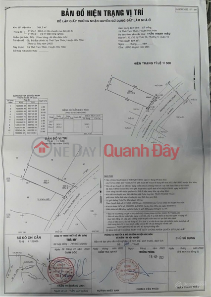 Land for sale in front of Tran Thi Boc, Hoc Mon Town – 10x35, Reduced to 11.5 billion VND | Vietnam Sales | đ 11.5 Billion