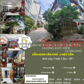 EXTREMELY RARE Social house for sale 2 frontage Duong Duc Hien 65m2, 1st floor, 7.5 billion _0
