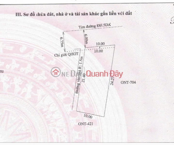 CHÍNH CHỦ Cần Bán Đất Tại Thôn Vân Quật, Xã Duy Thành, Huyện Duy Xuyên , tỉnh Quảng Nam. Niêm yết bán