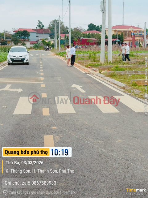 Auctioned land in Thang Son, Thanh Son, Phu Tho - Price just over 10 million VND per square meter - Guaranteed best price on the market. _0
