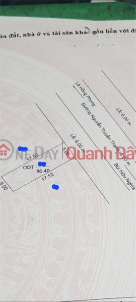 Property Search Vietnam | OneDay | Residential, Sales Listings | OWNER Needs to Sell Land Quickly Front of Nguyen Truyen Thanh Street, Binh Thuy Ward, Binh Thuy District, Can Tho