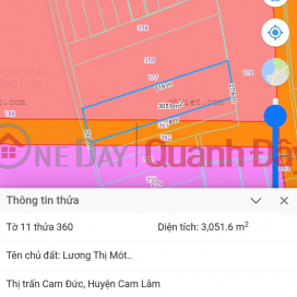 CHÍNH CHỦ Bán Lô Đất Vị Trí Đẹp Thị Trấn Cam Đức, Cam Lâm, Khánh Hòa _0