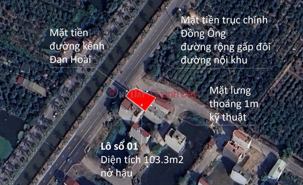 Property Search Vietnam | OneDay | Nhà ở | Niêm yết bán, MẶT MƯƠNG ĐỒNG ÔNG 103M LÔ GÓC - ĐAN PHƯỢNG - HÀ NỘI. SÁT TRỤC TÂY THĂNG LONG.