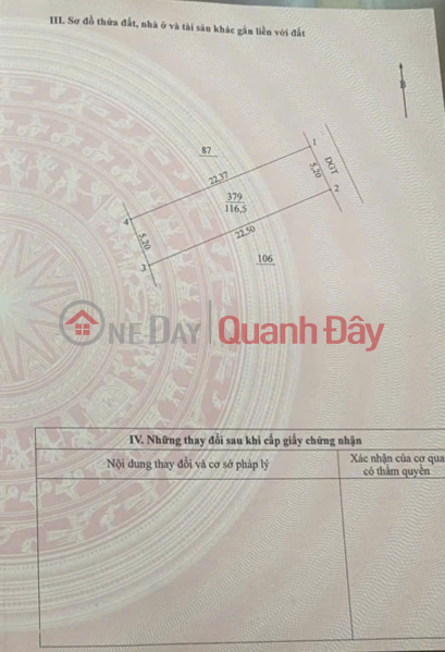 Property Search Vietnam | OneDay | Nhà ở Niêm yết bán | BÁN GẤP 116M² ĐẤT HỒNG HÀ – ĐAN PHƯỢNG – Ô TÔ VÀO TẬN NƠI, GẦN CẦU HỒNG HÀ – VÀNH ĐAI 4