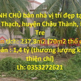The owner sells a house with a nice location in Tan Thach commune, Chau Thanh district, Ben Tre _0