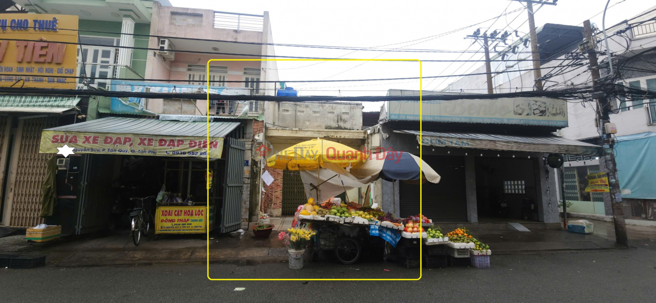 Property Search Vietnam | OneDay | Nhà ở Niêm yết cho thuê Cho thuê nhà mặt tiền NGAY CHỢ TÂN HƯƠNG 76m²