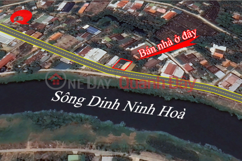 House for sale with extremely beautiful 12m horizontal view of Dinh Ninh Hoa River, Nam Van Phong _0