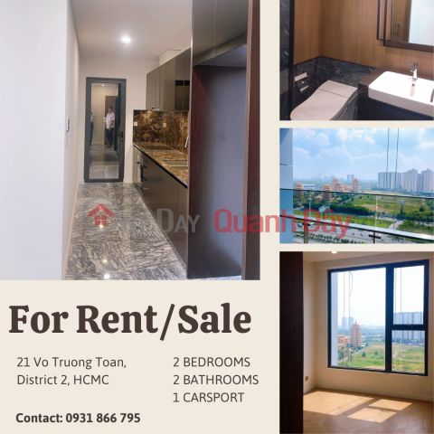 Lumiere Riverside - 75.5m2 2-bedroom apartment for rent and urgent sale _0