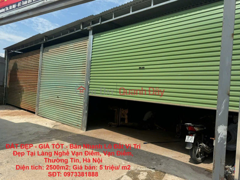ĐẤT ĐẸP - GIÁ TỐT - Bán Nhanh Lô Đất Vị Trí Đẹp Tại Làng Nghề Vạn Điểm, Vạn Điểm, Thường Tín, Hà Nội Niêm yết bán