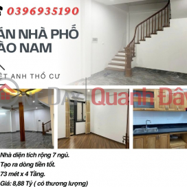 Bán nhà Hào Nam Đống Đa, Giá Đầu Tư, Cho Thuê Dễ Dàng, 73mx4T, Giá: 8,88 Tỷ, Lh: 0396935190. _0