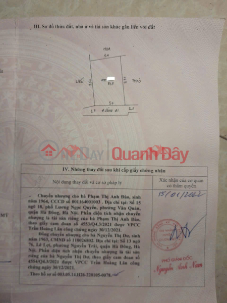  | Làm ơn chọn, Nhà ở | Niêm yết bán đ 10 triệu