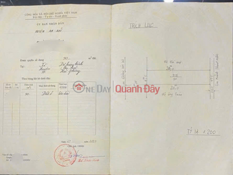 4-level house on Dao Nhuan - Trai Le street, 90m2, Price 7.5 billion Sales Listings