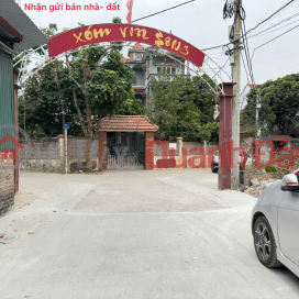 Land for sale in group 11, Quang Minh town, Me Linh, Hanoi. Wide frontage, small business, clear road, car access. _0