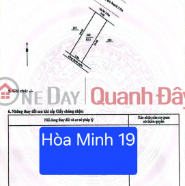Land for sale on Hoa Minh 19 Street - Near Ho Chi Minh City University of Technology _0