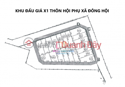 Land for sale at auction X1 Dong Anh Association, near Vin Co Loa project with great potential _0