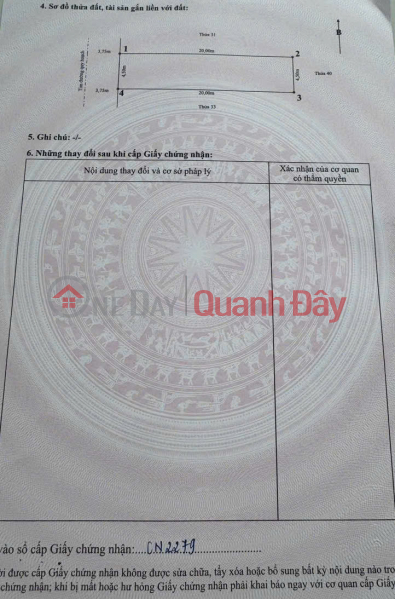 Land for sale at Alley 15, Khuc Thua Du Street - next to Vinh Niem Market - 90m² - 7m wide alley | Vietnam Sales, đ 5.2 Billion