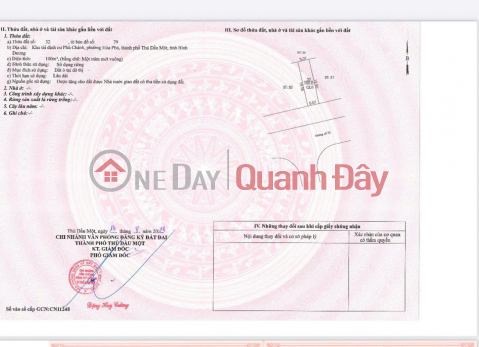 BEAUTIFUL LAND FOR SALE AT GOOD PRICE - GOOD LOCATION IN THU DAU MOT, BINH DUONG PROVINCE _0