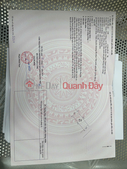 Chính chủ Bán 46 m2 đất Đa Tôn - Gia Lâm, giá chỉ 3.8 tỷ _0