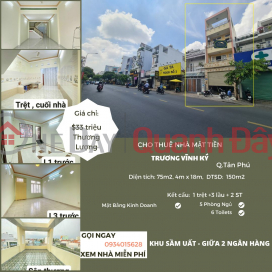 House for rent in front of Truong Vinh Ky, 75m2, 3rd Floor, 2nd Floor, 33 Trieu - Busy Area _0