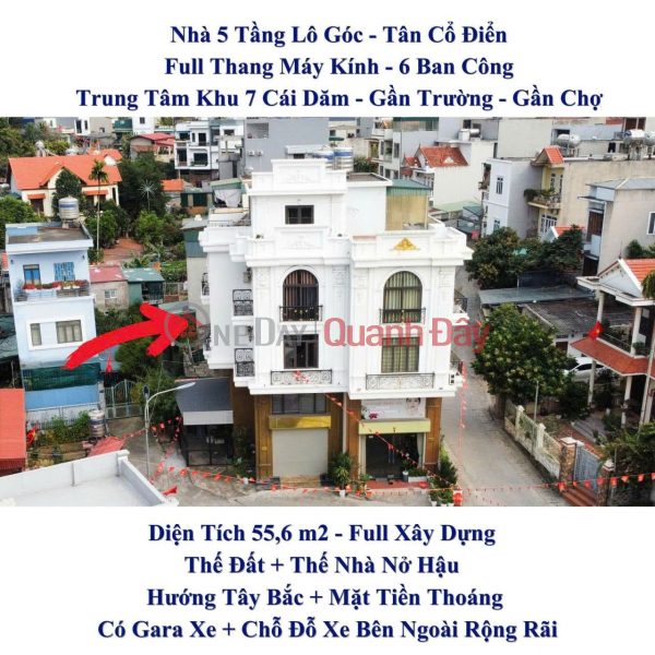 BEAUTIFUL HOUSE – GREAT PRICE – Owner Selling 5-Story House in the Center of Zone 7, Cai Dam, Bai Chay, Quang Ninh Sales Listings