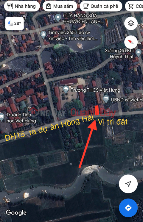 Need to sell 55m land plot on DH15 road, Viet Hung Commune, Van Lam, Hung Yen, good business _0