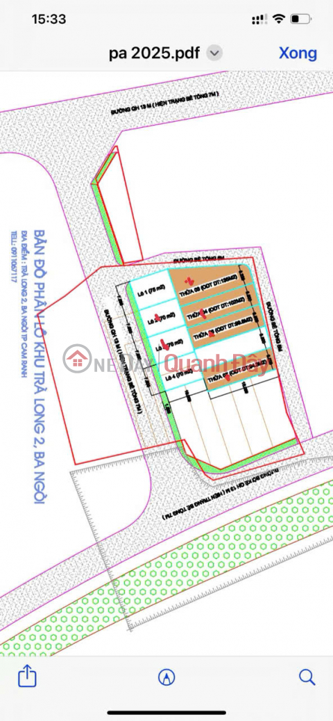 BÁN 2 LÔ ĐẤT VIP -GIÁ TỐT TẠI TRÀ LONG, BA NGÒI, CAM RANH, KHÁNH HÒA _0