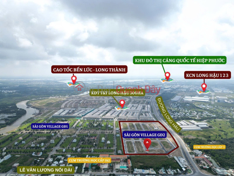 Property Search Vietnam | OneDay | Nhà ở Niêm yết bán | Chính thức nhận booking đất nền sổ đỏ The 826EC - Saigon Village GĐ2, CĐT Hai Thành, TT 12-18 tháng