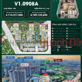 Chỉ 4,1 Tỷ VNĐ - Sở Hữu Căn Hộ 1PN Sang Trọng Tòa Victoria Trong Vinhome Smart City _0