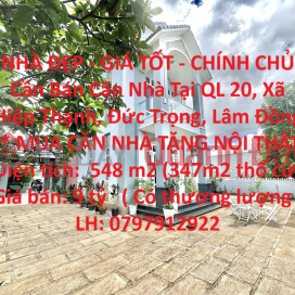 BEAUTIFUL HOUSE - GOOD PRICE - OWNER For Sale House on National Highway 20 7 minutes from Lien Khuong Airport _0