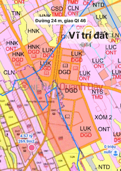 NEED TO SELL LAND LOT QUICKLY IN Hamlet 1, Nghi Phong, Vinh City, Nghe An, Vietnam Sales đ 2.4 Billion