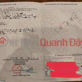 GOOD LOCATION - GOOD PRICE - URGENTLY SELLING A PLOT OF POTENTIAL LAND IN DONG PHONG YEN, CHUONG MY, HANOI _0