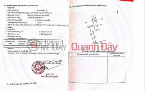 Owner Needs to Sell a Plot of Land on Provincial Road 194, Thuc Khang Commune, Binh Giang, Hai Duong _0