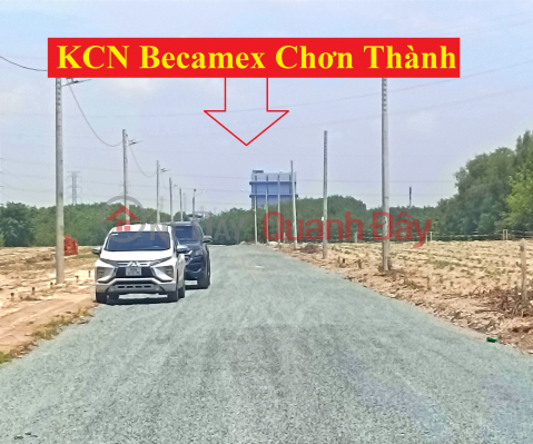 Chỉ cần 250tr là có lô đất vành đai khu công nghiệp Becamex chơn thành, đất thổ cư, sổ sẵn _0