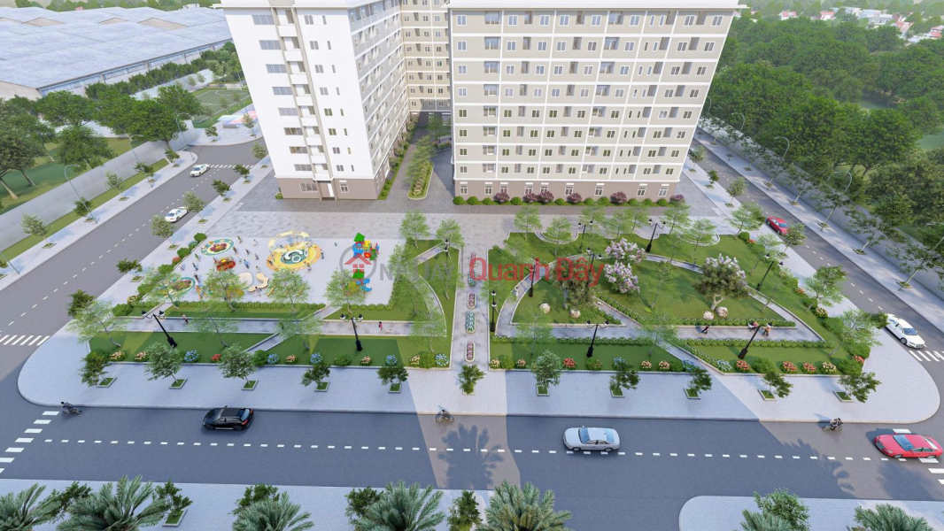 With an initial payment of 175 million VND, you can own a 1-2 bedroom apartment in SJ Town Le Mon, featuring green riverside amenities. Vietnam, Sales, đ 689 Million