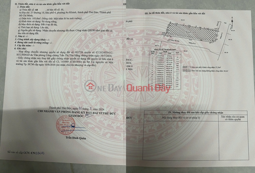 Property Search Vietnam | OneDay | Residential Sales Listings BEAUTIFUL HOUSE – GOOD PRICE – OWNER SELLING A SINGLE-STORY HOUSE, An Khanh Ward, District 2, Thu Duc City, Ho Chi Minh City